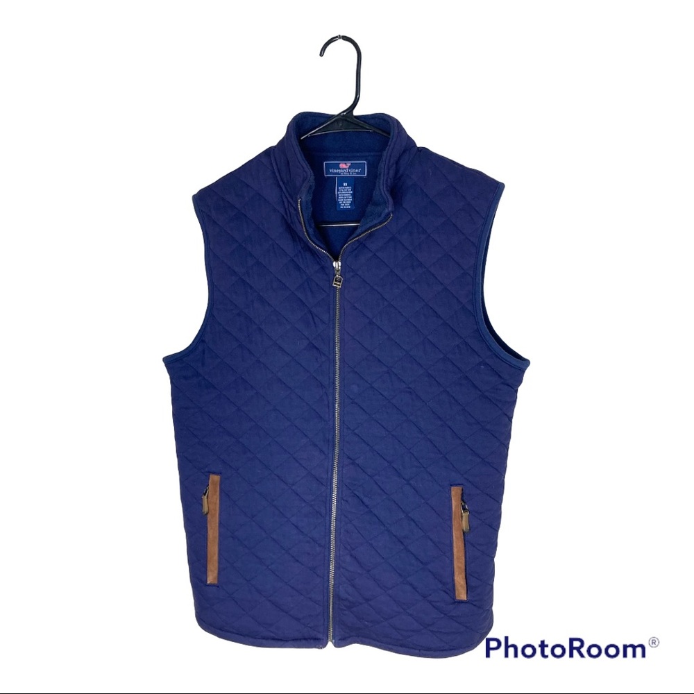Vineyard Vines Mens Vest Blue XS
